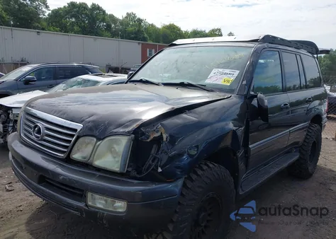 2007 Lexus Lx 470 from USA, damaged, VIN JTJHT00W874025582